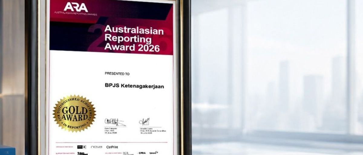 BPJS Ketenagakerjaan Pertahankan Gold Award ARA 2026 untuk Kedua Kalinya