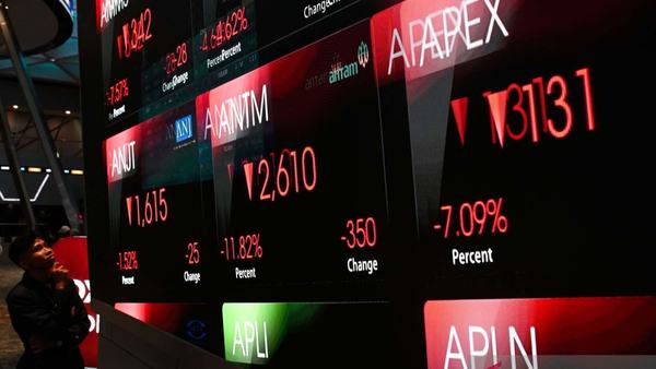IHSG Selasa dibuka melemah 19,34 poin ke posisi 5.801