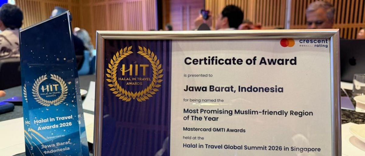 Jabar sabet penghargaan Wisata Ramah Muslim terbaik internasional