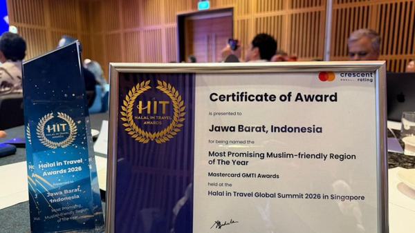 Jabar sabet penghargaan Wisata Ramah Muslim terbaik internasional