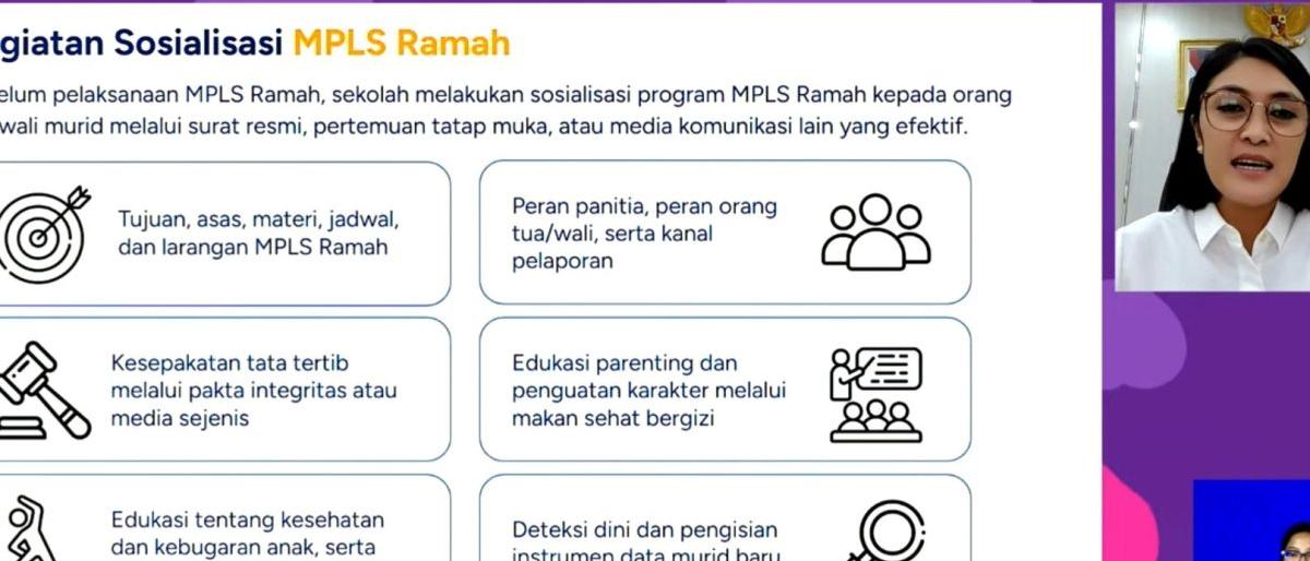 Kemendikdasmen sarankan sosialisasi MPLS disertai advokasi parenting