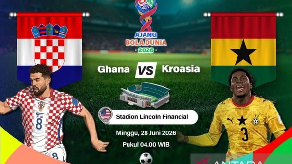 Kroasia vs Ghana: Adu sabar menyerang dan bertahan