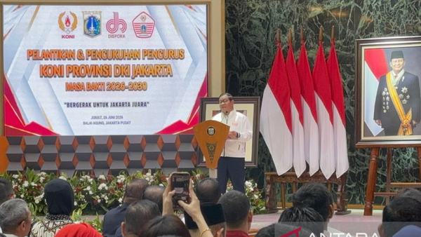 Pramono minta KONI bawa DKI juara umum di PON 2028