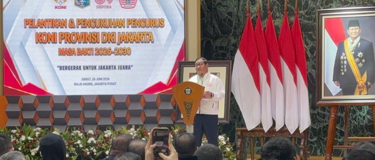 Pramono minta KONI bawa DKI juara umum di PON 2028