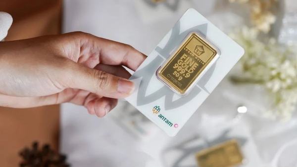 Simak selengkapnya harga emas batangan tiga jenama Pegadaian Senin ini