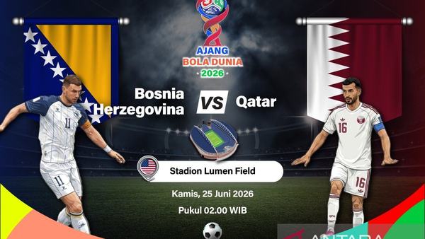 Susunan pemain Bosnia-Herzegovina vs Qatar: kemenangan jadi harga mati