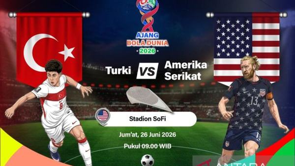 Susunan pemain Turki vs Amerika Serikat: Pochettino lakukan rotasi