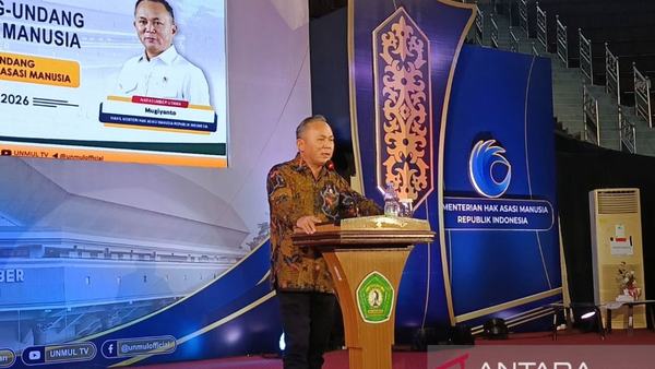 Wamenham edukasi mahasiswa Unmul jadikan HAM jantung peradaban